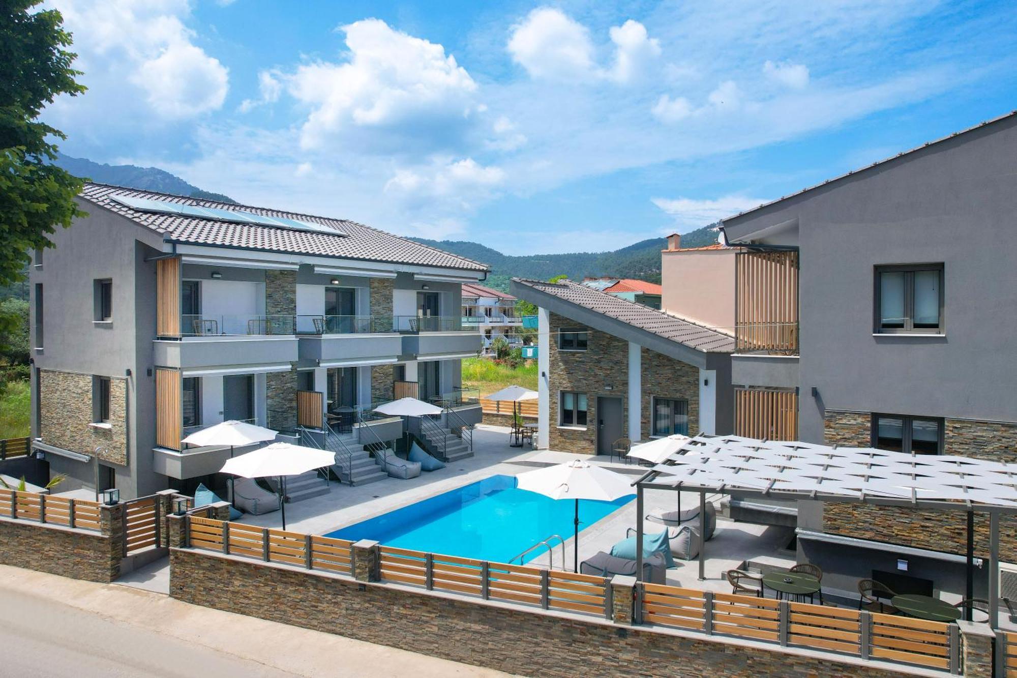 Aerino Luxury Villas Chrysi Ammoudia Exterior foto