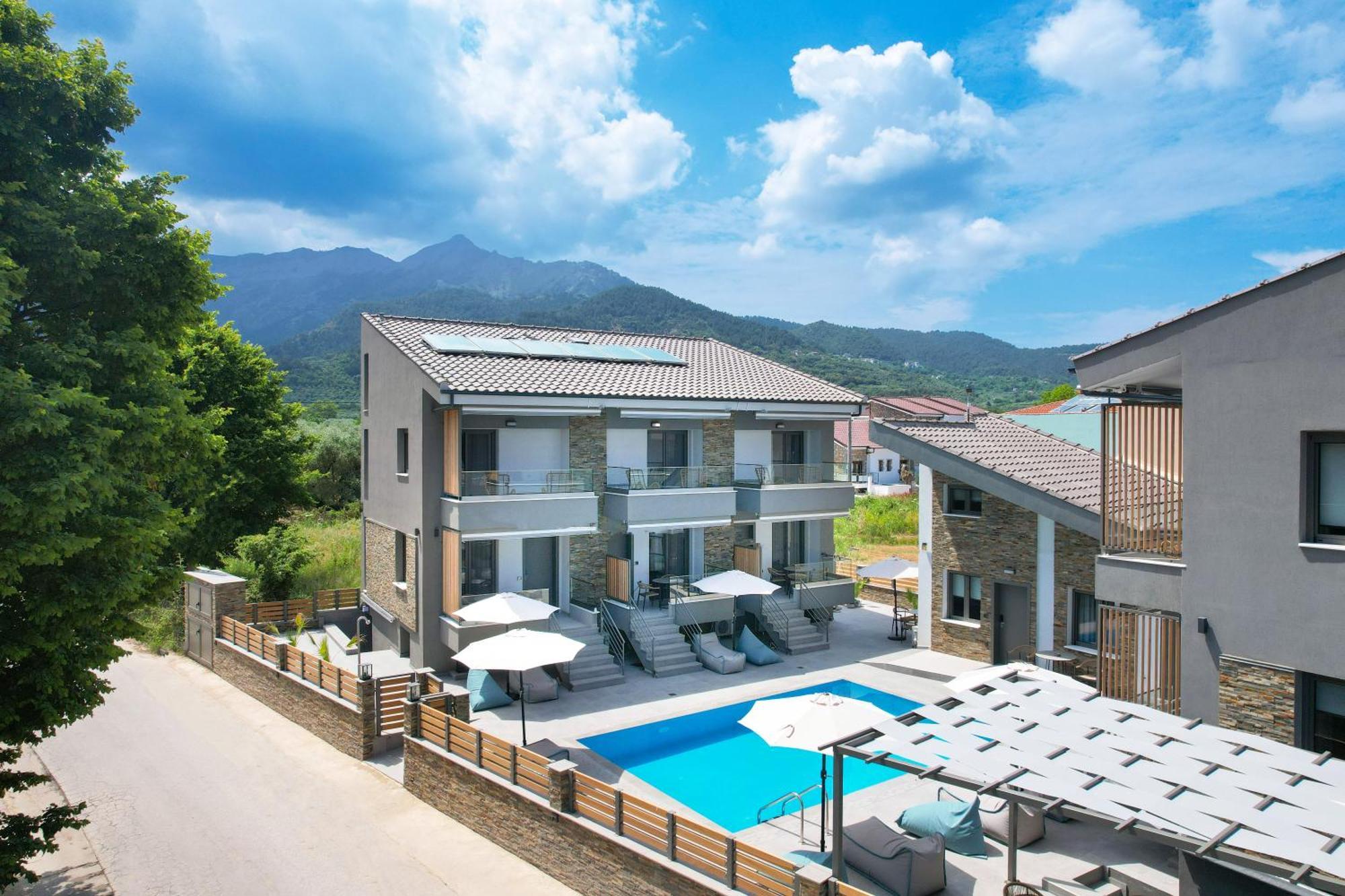 Aerino Luxury Villas Chrysi Ammoudia Exterior foto